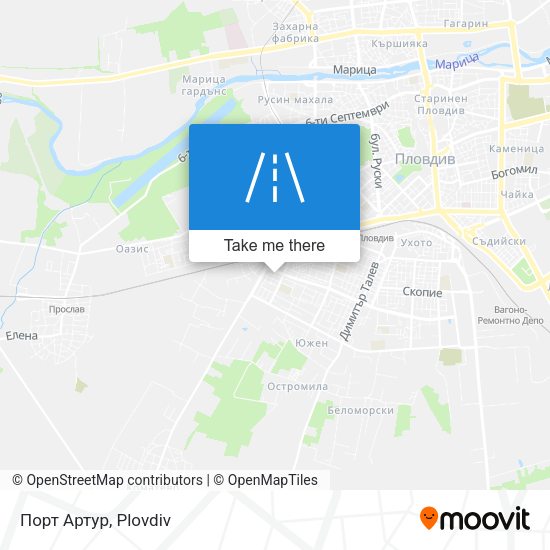 Порт Артур map