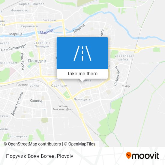 Поручик Боян Ботев map