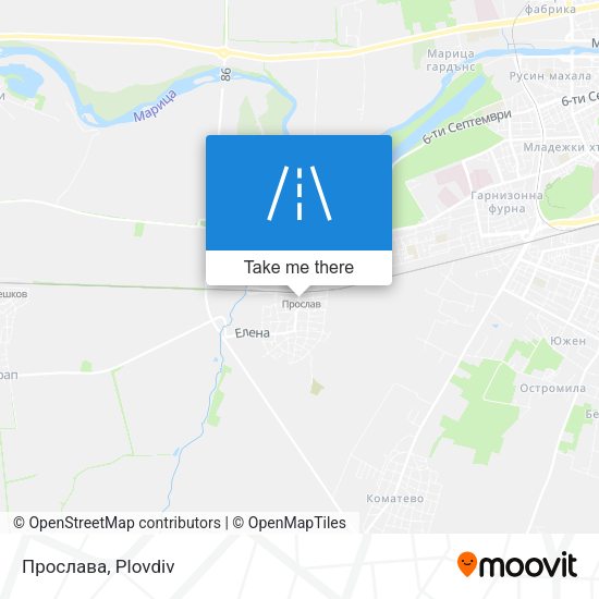 Прослава map