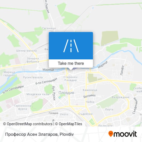 Професор Асен Златаров map