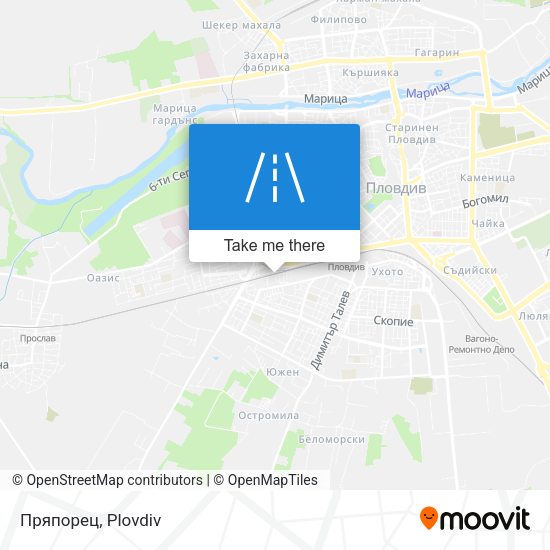 Пряпорец map