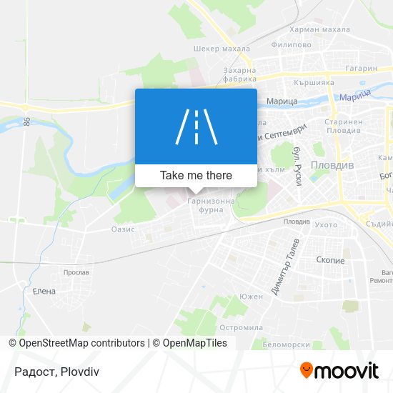 Радост map