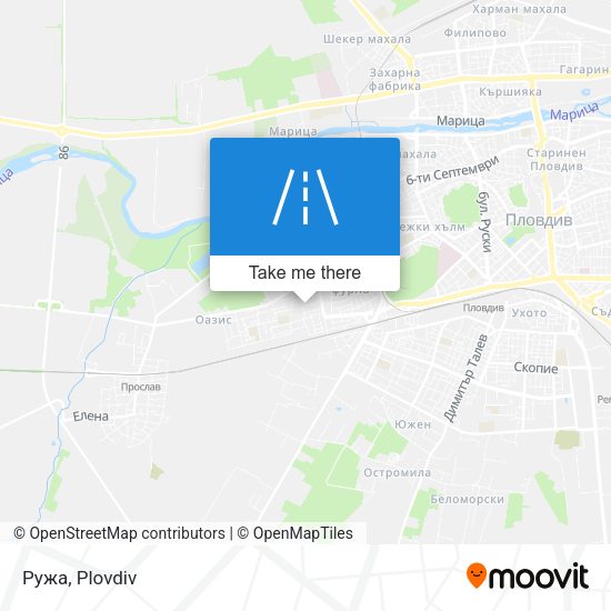Ружа map