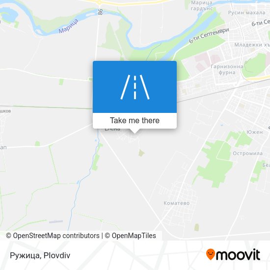 Ружица map