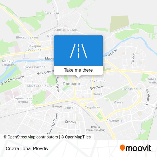 Света Гора map