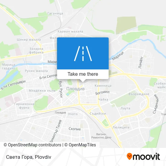Света Гора map