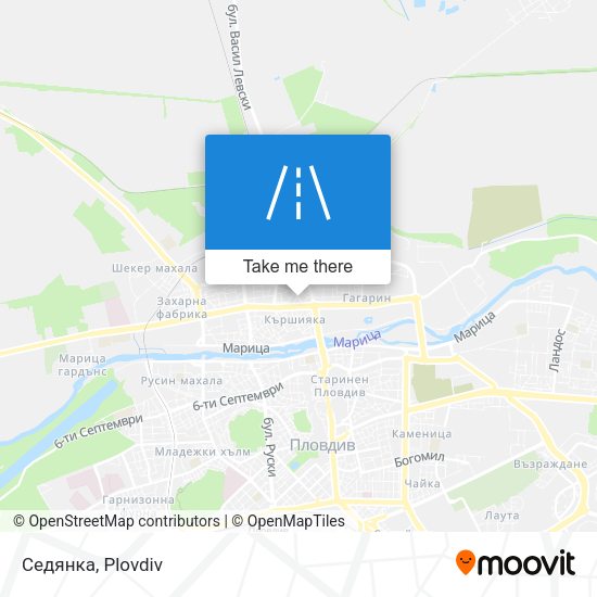 Карта Седянка