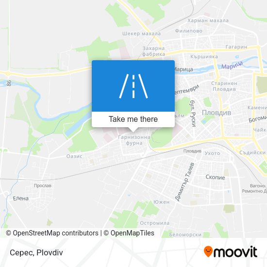 Карта Серес