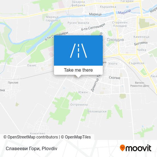 Славееви Гори map
