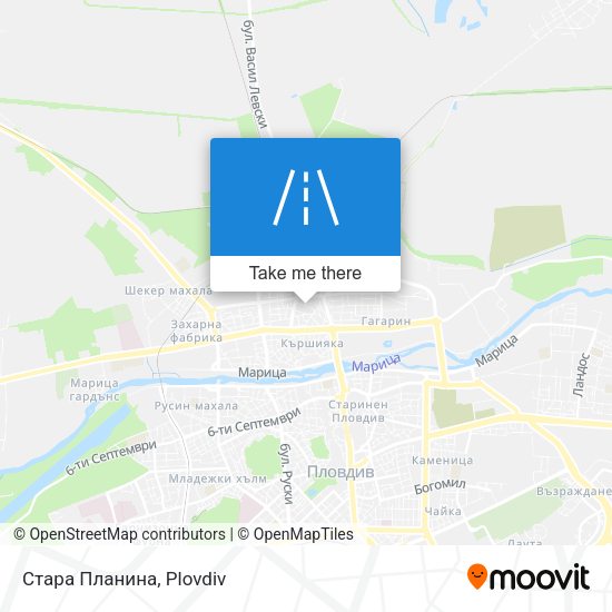 Стара Планина map