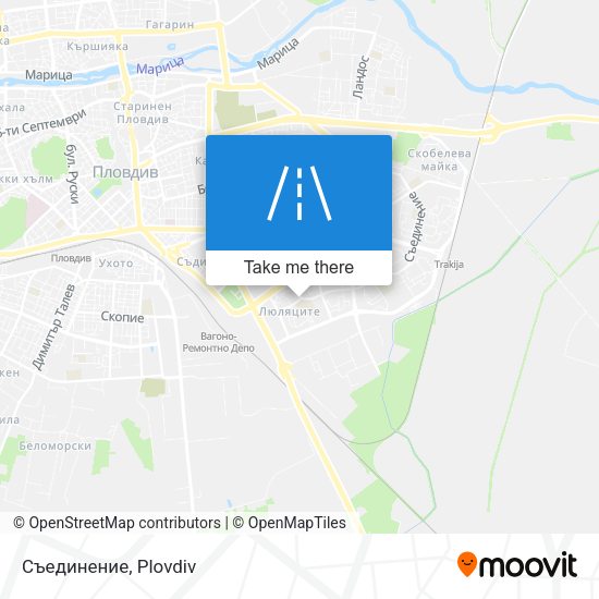Съединение map
