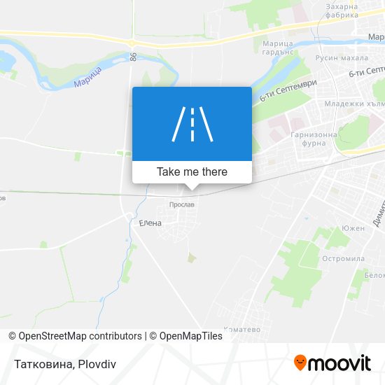 Татковина map