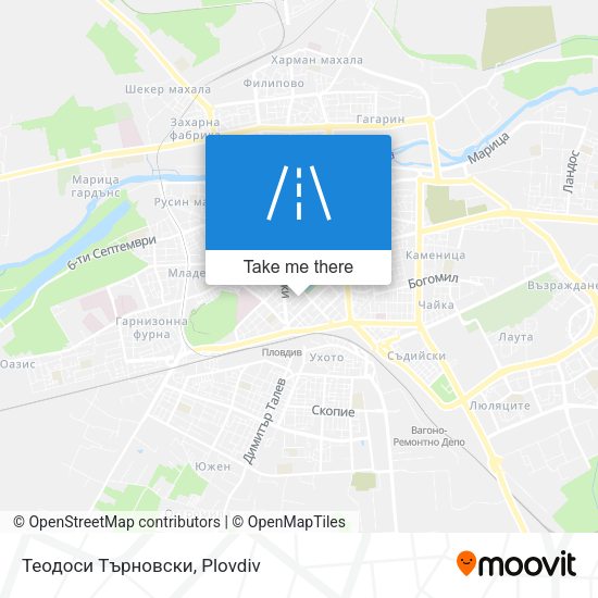 Теодоси Търновски map