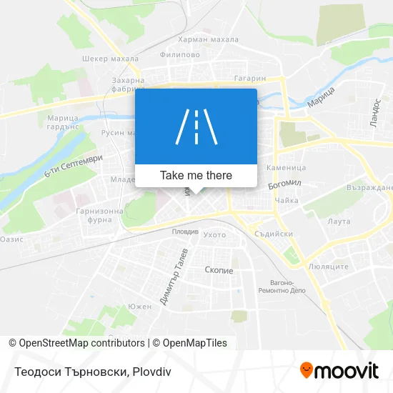 Карта Теодоси Търновски