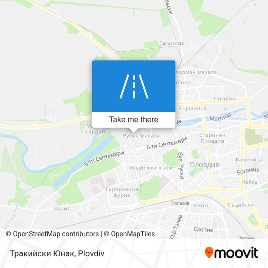 Тракийски Юнак map