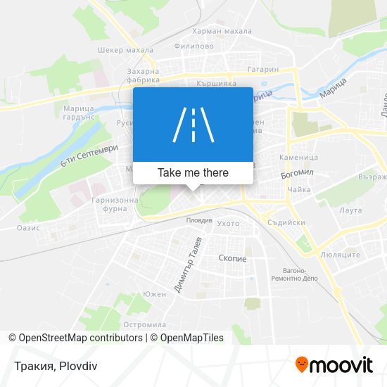 Тракия map