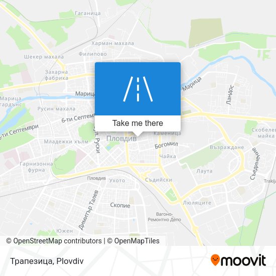 Трапезица map