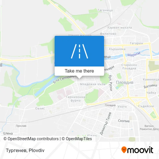 Карта Тургенев