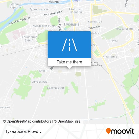 Тухларска map