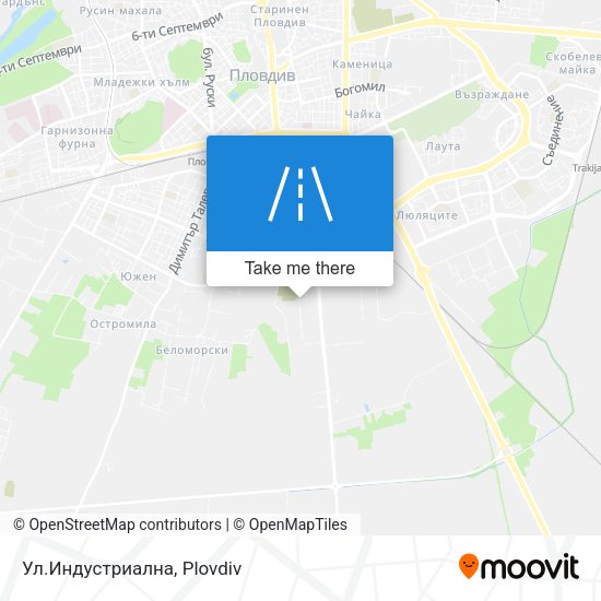 Ул.Индустриална map