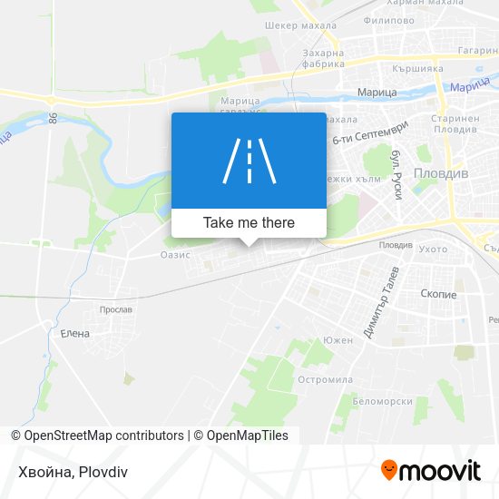 Хвойна map