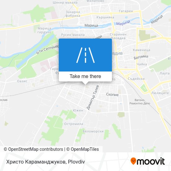 Карта Христо Караманджуков