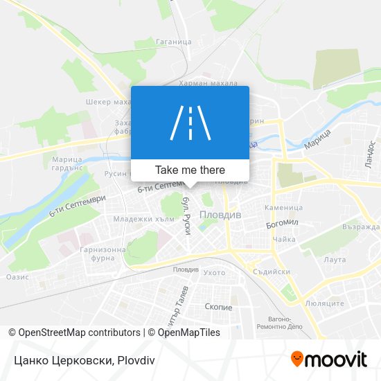 Карта Цанко Церковски