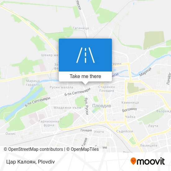 Карта Цар Калоян