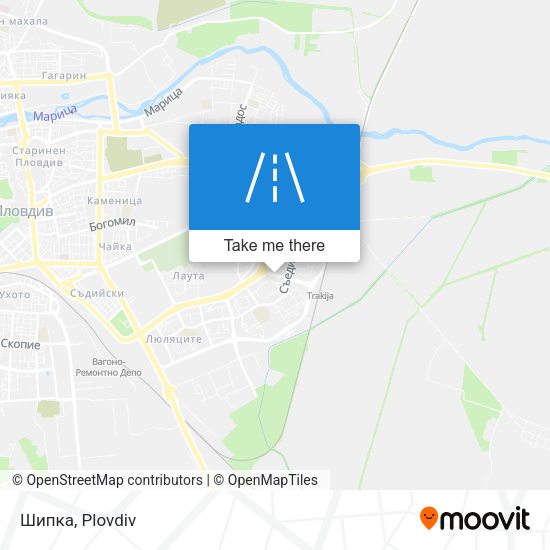 Шипка map