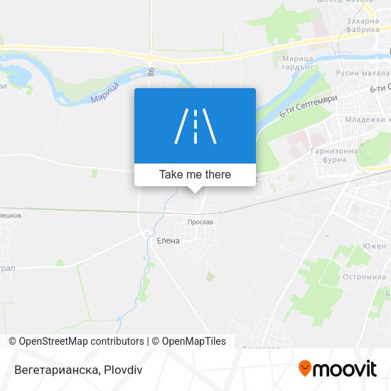 Вегетарианска map