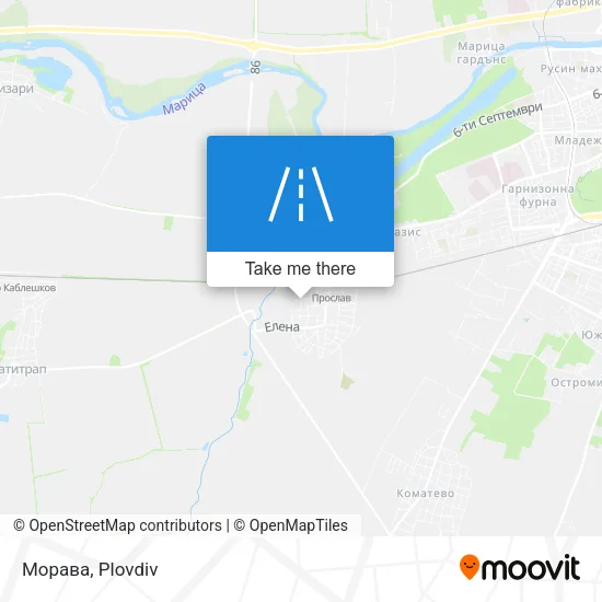 Карта Морава