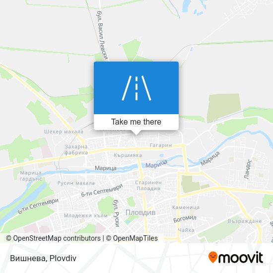 Вишнева map