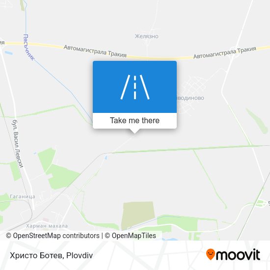 Христо Ботев map