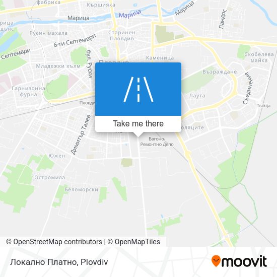 Локално Платно map