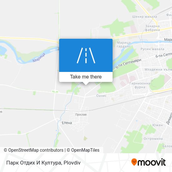 Карта Парк Отдих И Култура
