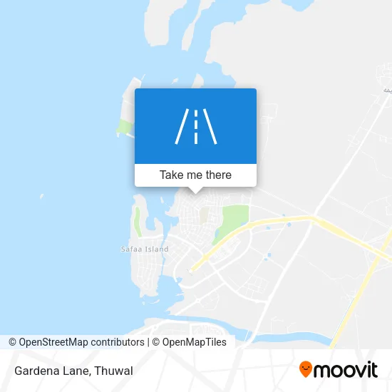Gardena Lane map