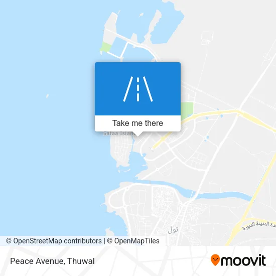 Peace Avenue map