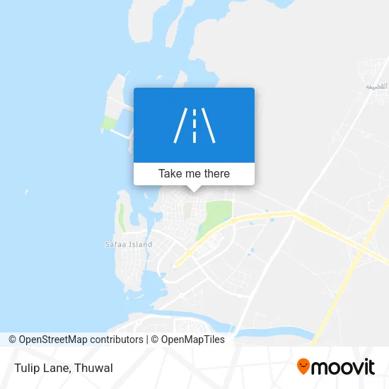Tulip Lane map
