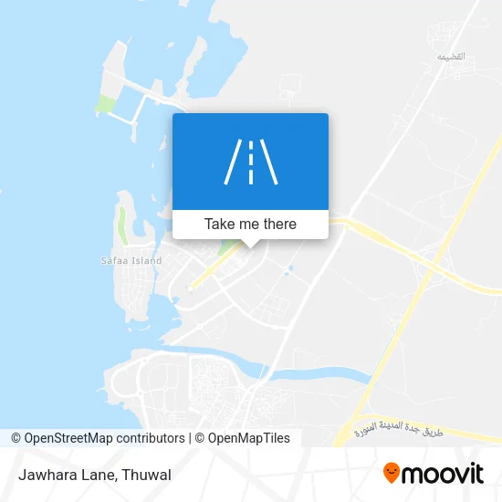 Jawhara Lane map