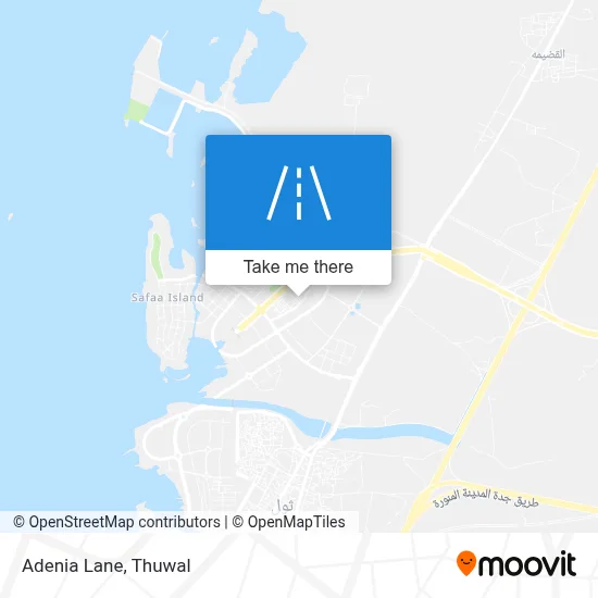 Adenia Lane map