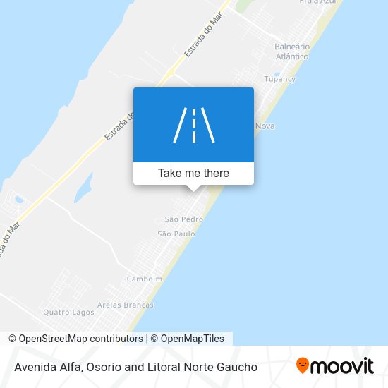 Avenida Alfa map