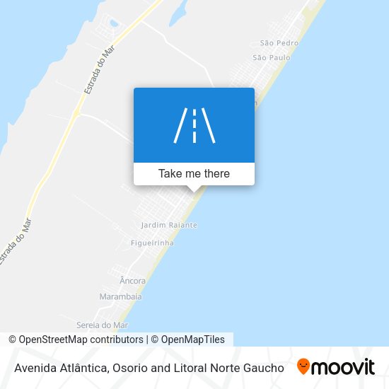 Avenida Atlântica map