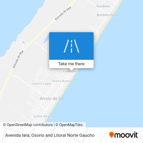 Avenida Iara map
