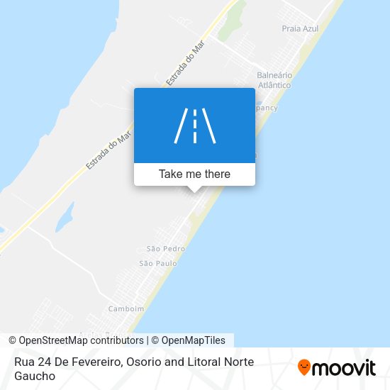 Rua 24 De Fevereiro map
