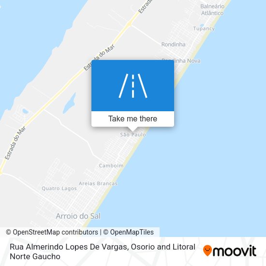 Rua Almerindo Lopes De Vargas map