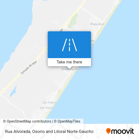 Rua Alvorada map