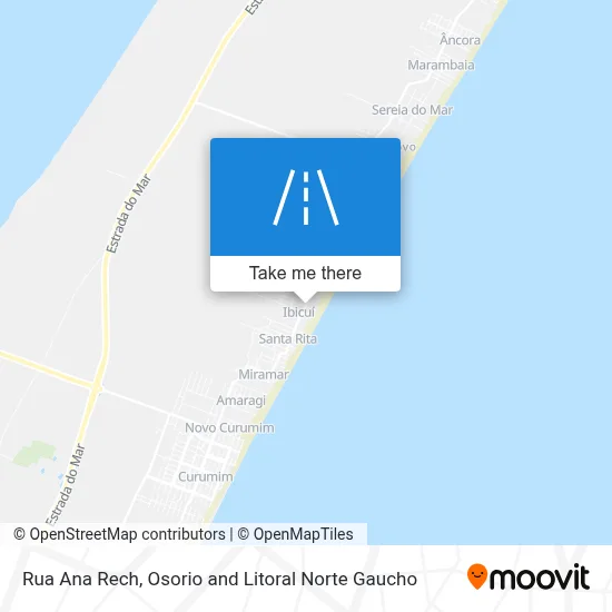 Rua Ana Rech map
