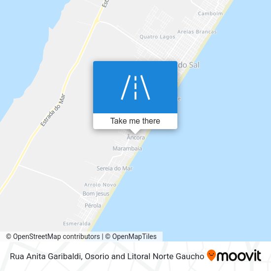 Rua Anita Garibaldi map