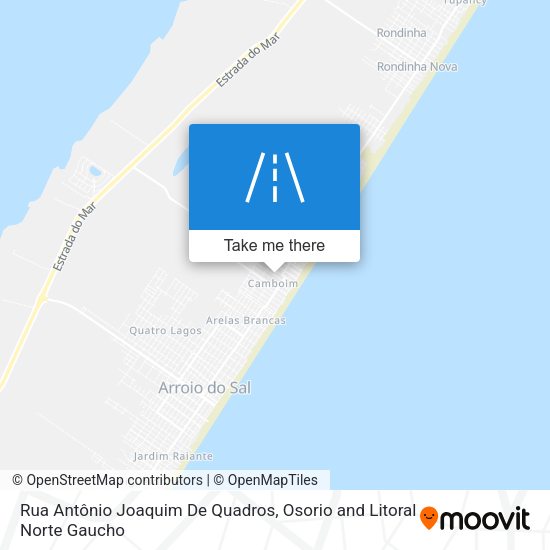 Rua Antônio Joaquim De Quadros map
