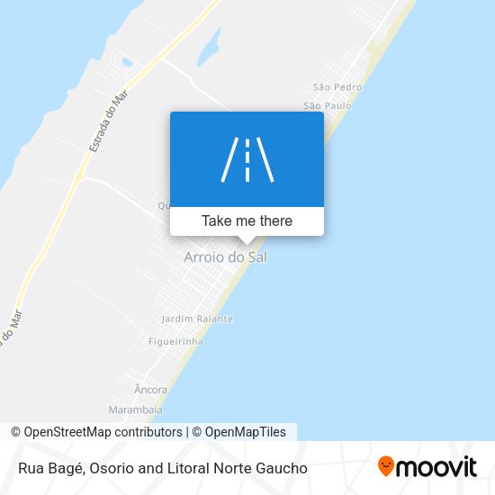 Rua Bagé map